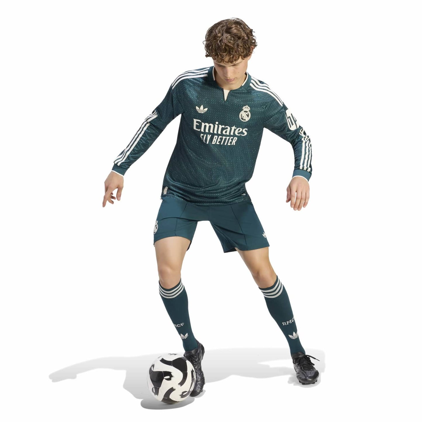 Real Madrid Away 26/27 Jogador Manga Longa Adidas - Verde