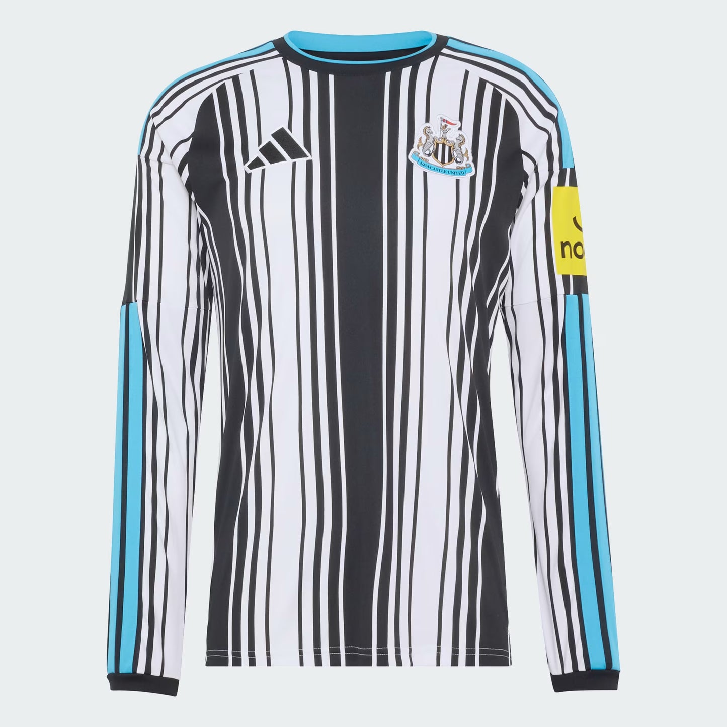 Newcastle Home 26/27 Manga Longa Torcedor Adidas - Preto e Branco