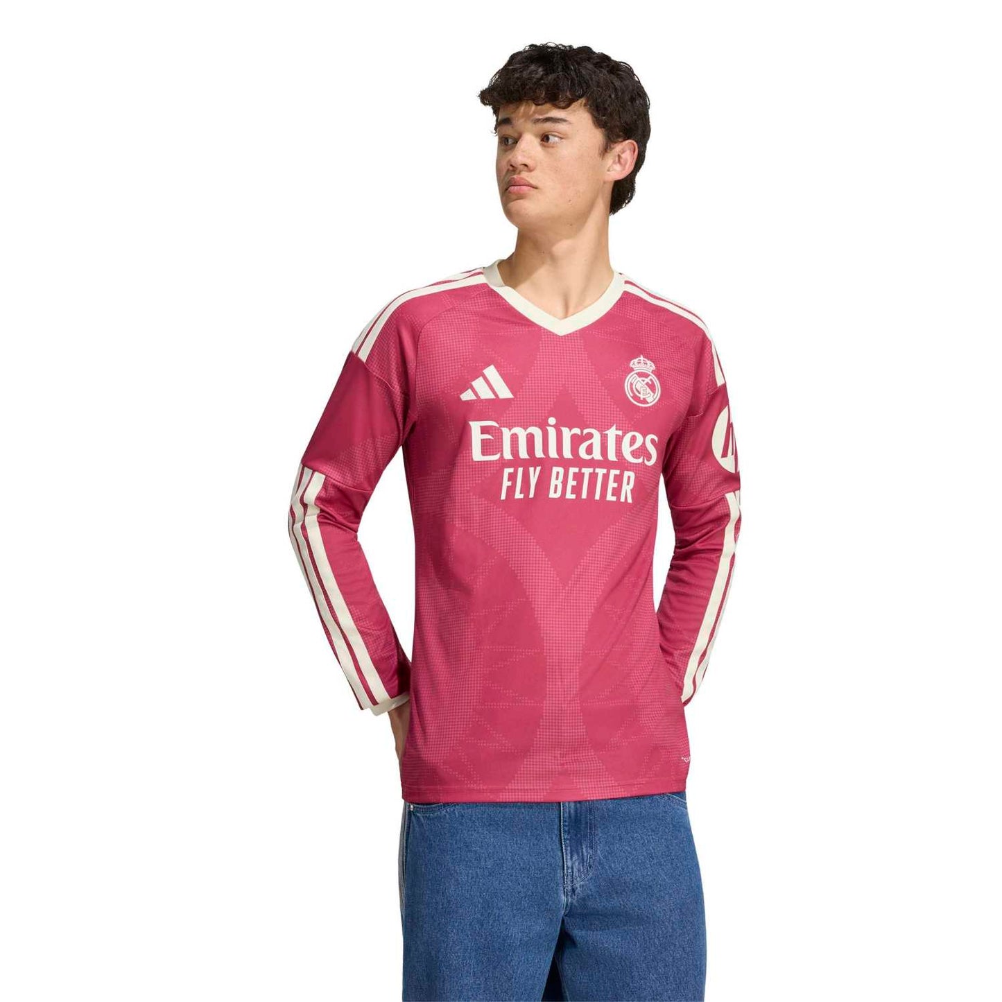 Real Madrid Third Manga Longa 26/27 Torcedor Adidas - Rosa