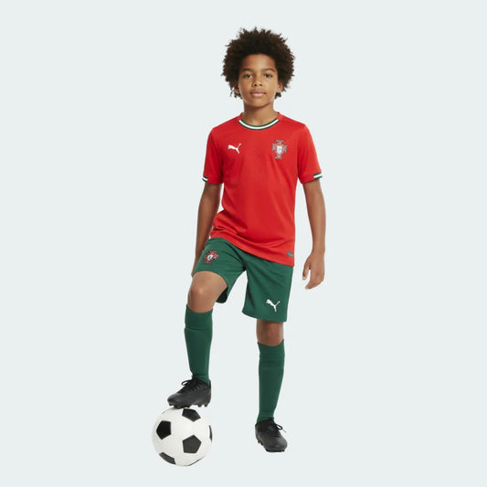 Kit Infantil Portugal Home 25/26 - Vermelha