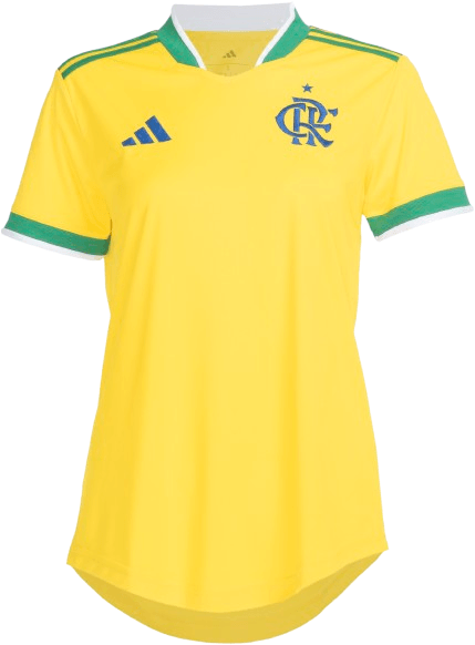Flamengo  Edição Especial Brasil 26/27  Torcedor Adidas Feminino - Amarela