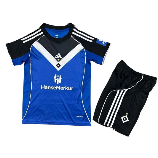 Kit Infantil Hamburgo Home 25/26  - Azul e Preto