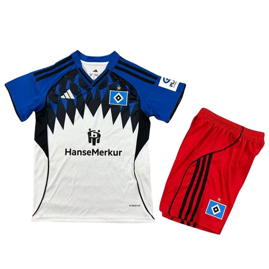 Kit Infantil Hamburgo Home 25/26  - Branca e Azul