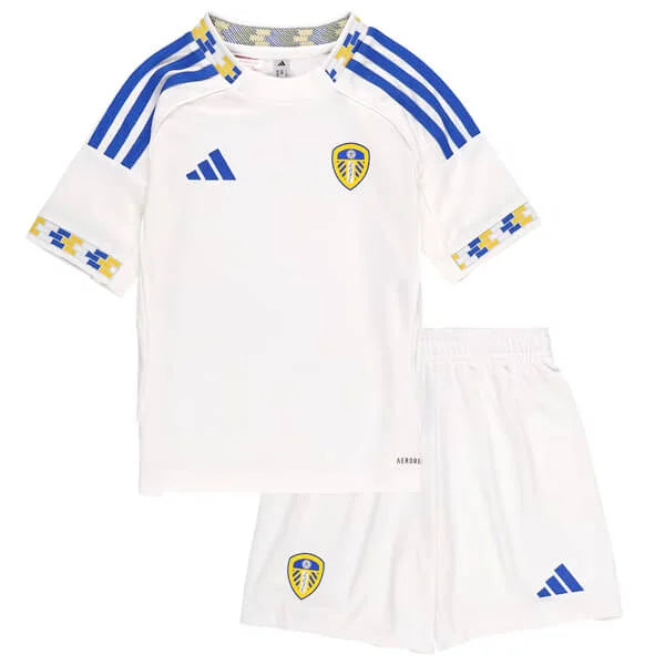 Kit Infantil Leeds United Home 25/26 - Branco