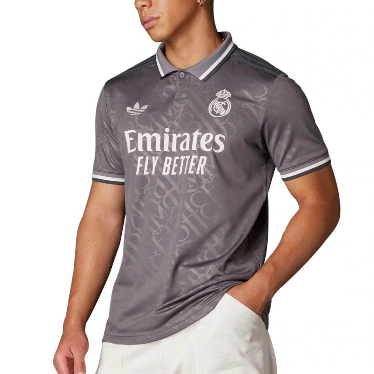 Real Madrid Third 24/25 Torcedor Adidas - Cinza
