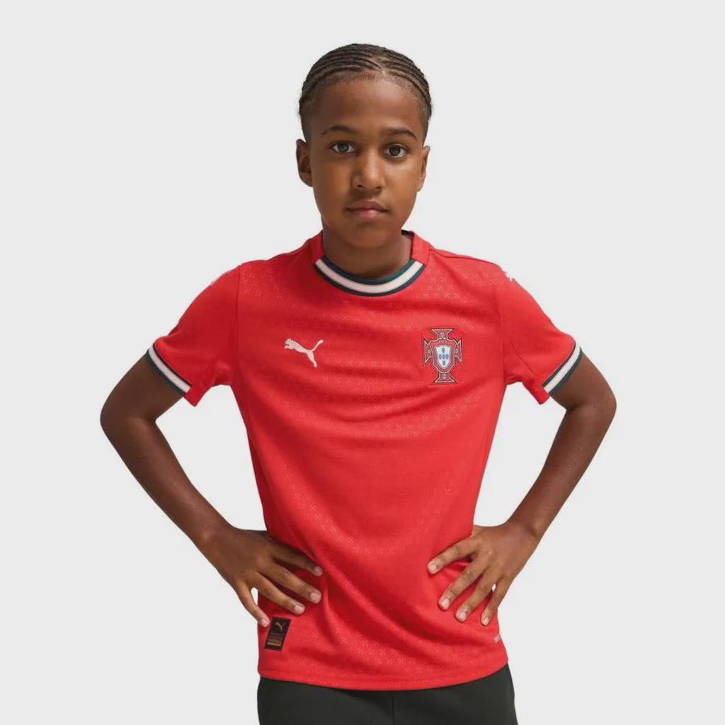 Kit Infantil Portugal Home 25/26 - Vermelha