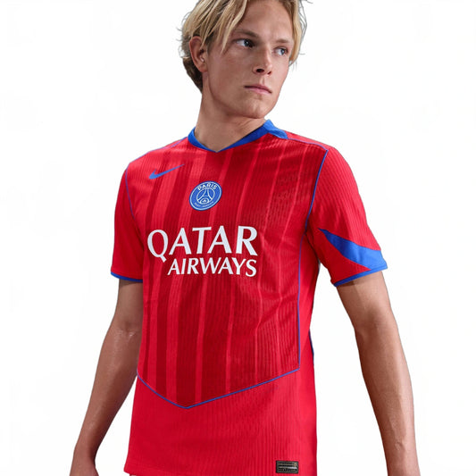 PSG Third 25/26 Jogador Nike - Vermelha