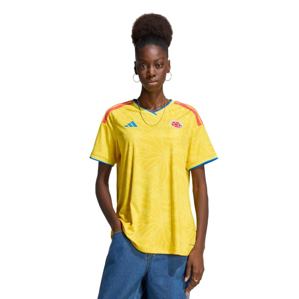 Colombia Home 26/27 Feminino Adidas - Amarela