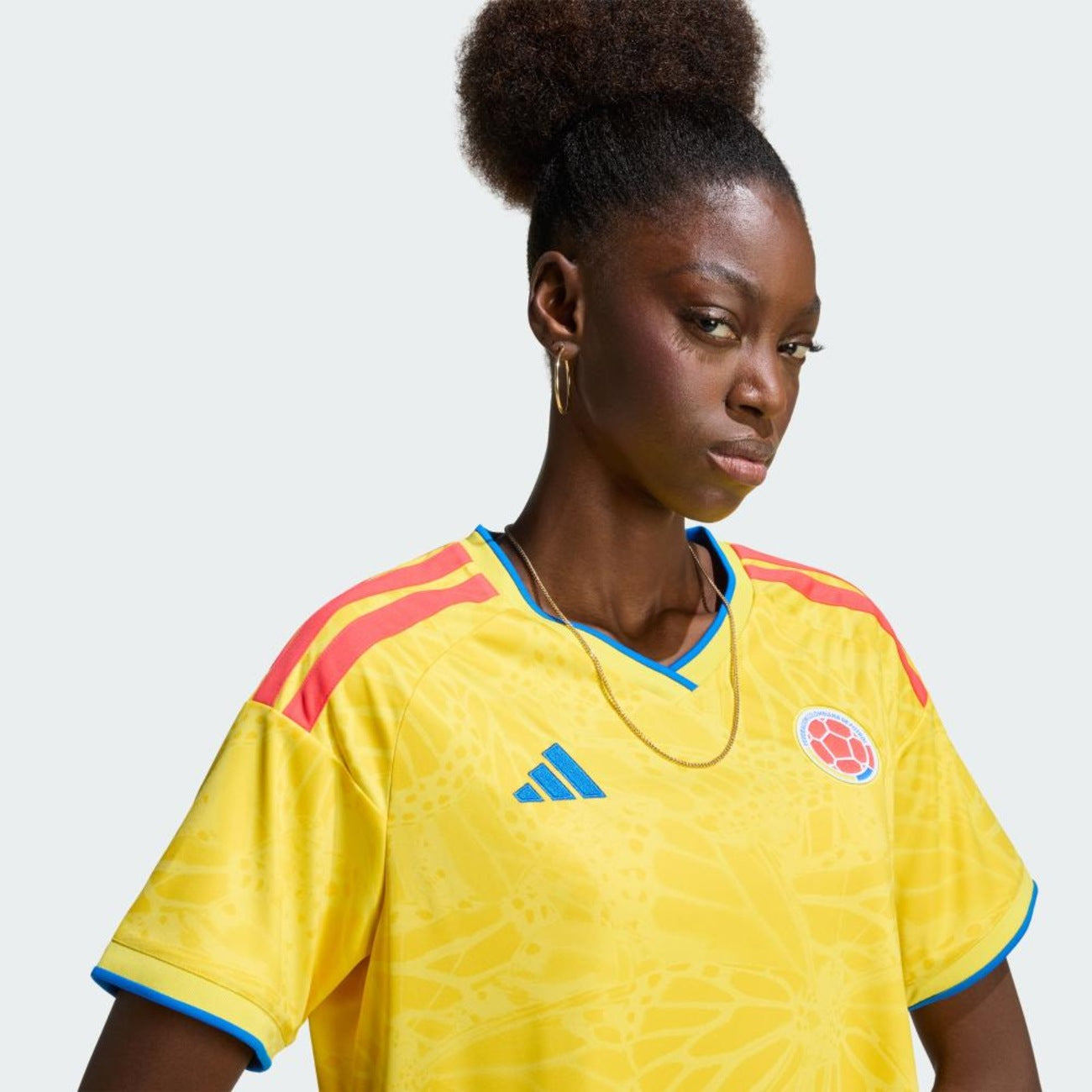 Colombia Home 26/27 Feminino Adidas - Amarela