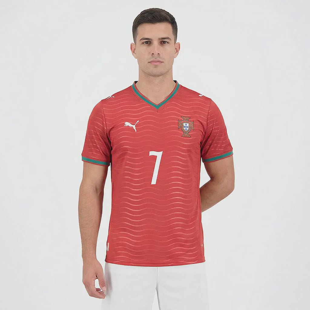 Portugal Home 26/27 Masculina Jogador Puma - Vermelha