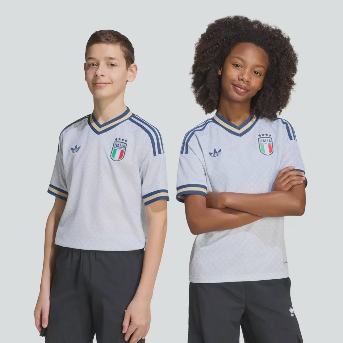Kit Infantil Itália Away 26/27 - Branco