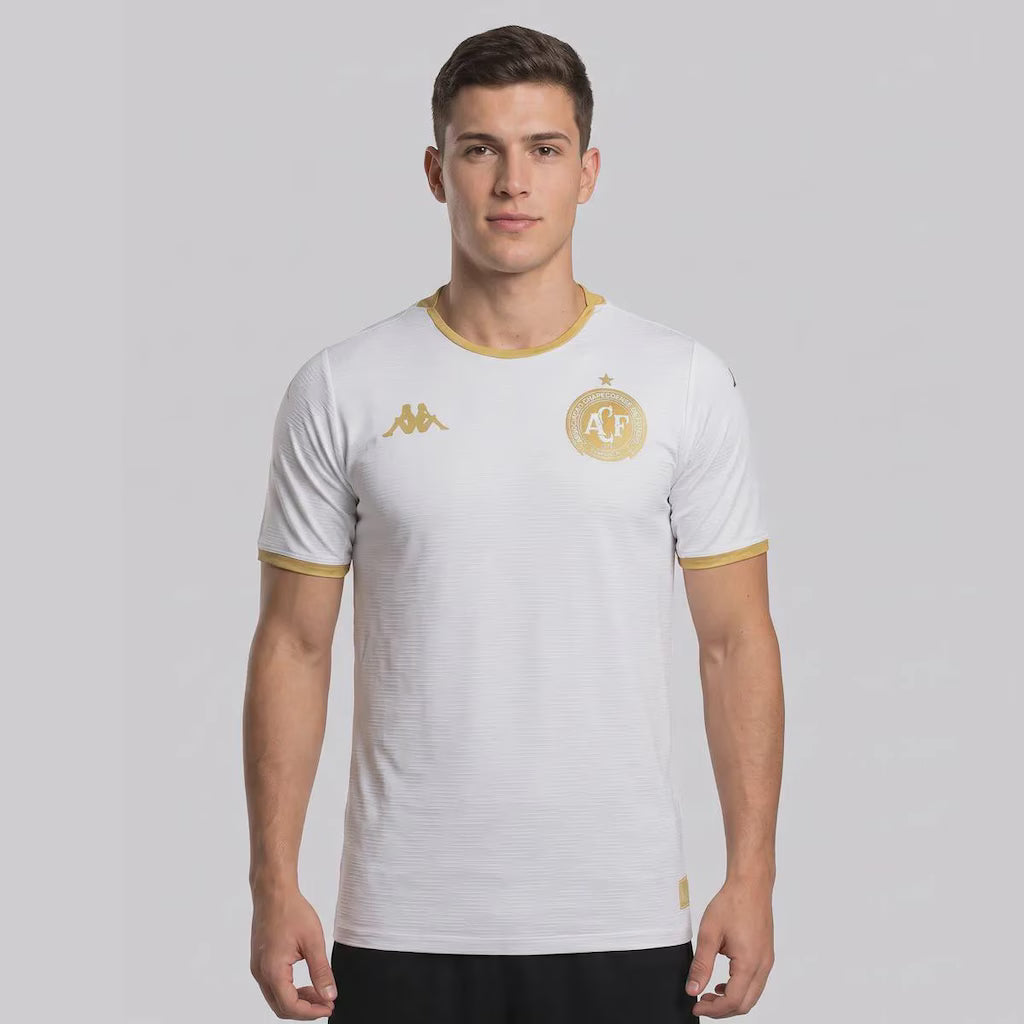 Chapecoense Away 26/27 Torcedor Kappa Masculino - Branca