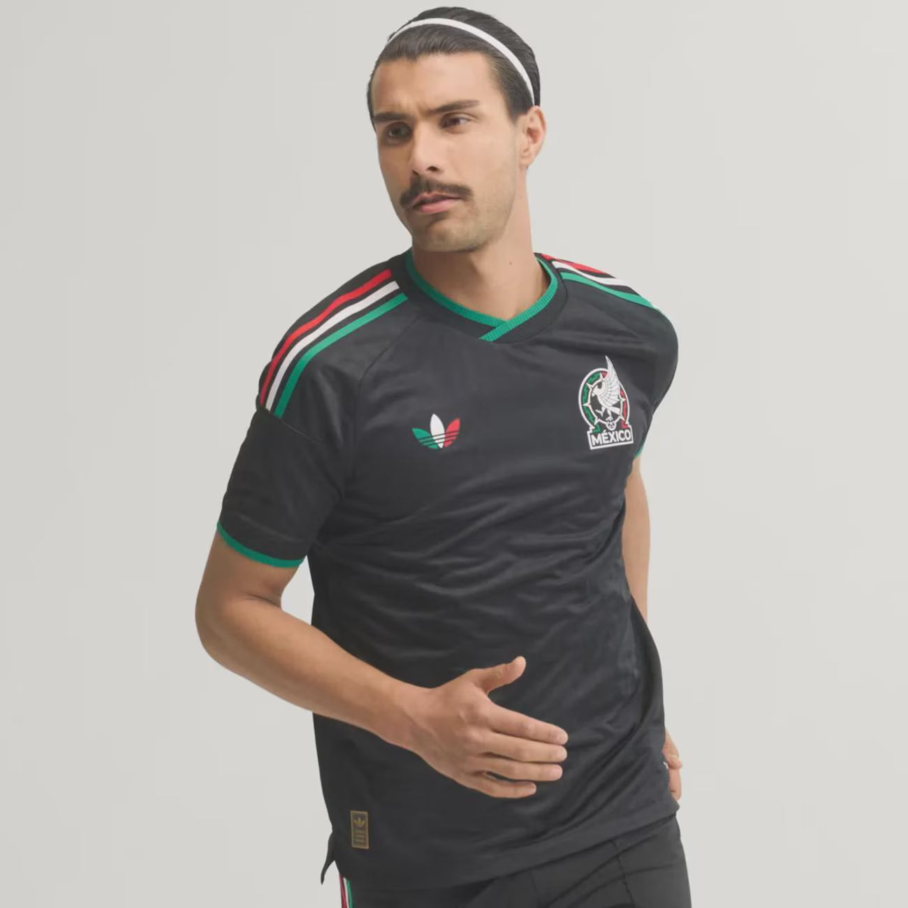México Third 26/27 Masculino Jogador Adidas  - Preto
