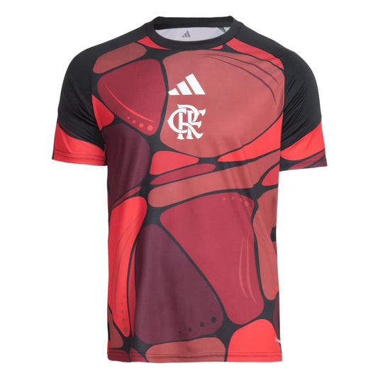 Flamengo Pré Jogo 26/27 Torcedor Adidas Masculino - Vermelho