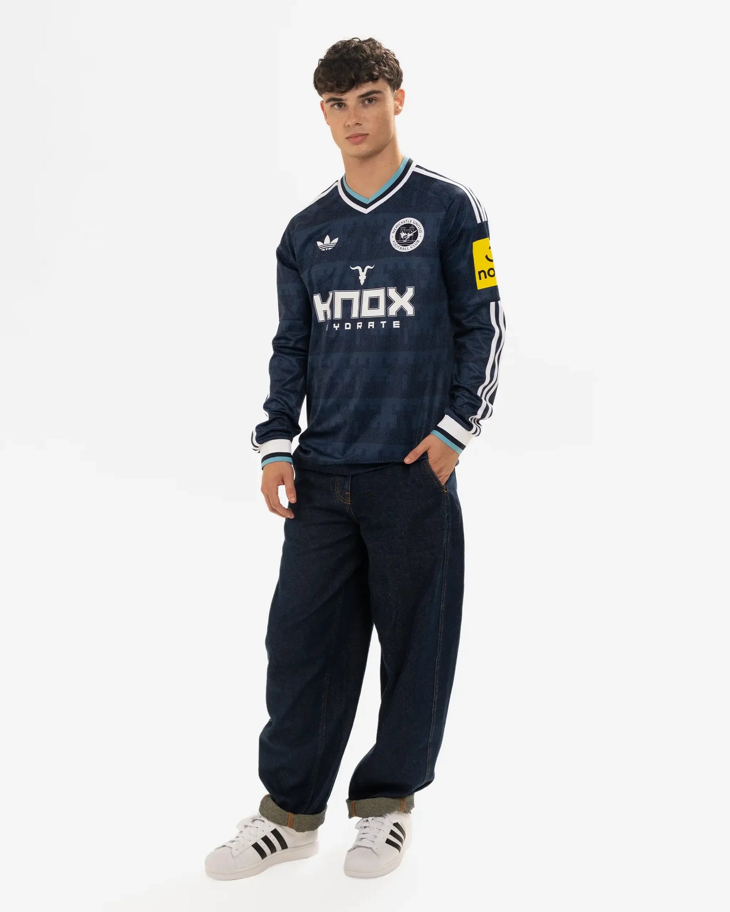 Newcastle Away 26/27 Manga Longa Torcedor Adidas - Azul Escuro