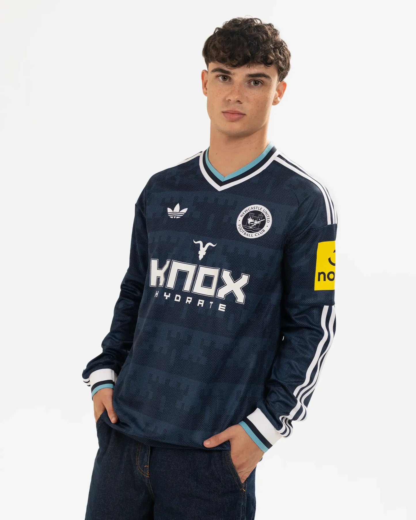 Newcastle Away 26/27 Manga Longa Torcedor Adidas - Azul Escuro