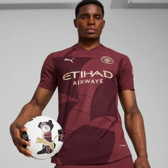 Manchester City Third 24/25 Torcedor Puma - Vinho