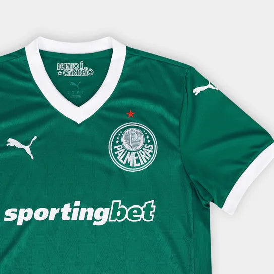 Palmeiras Home 25/26 Torcedor Puma Masculino - Verde