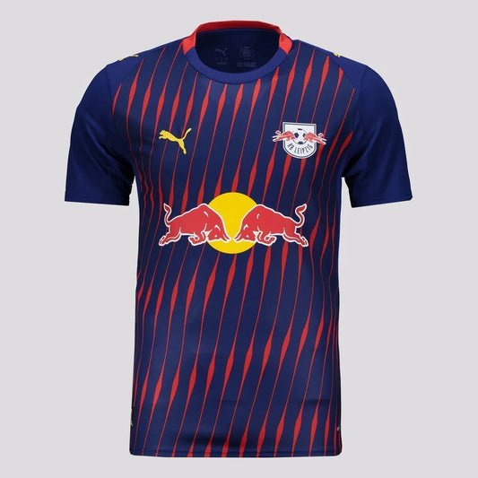RB Leipzig Away 25/26 Puma - Azul e Vermelho