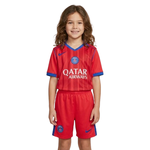 Kit Infantil PSG Third 25/26  - Vermelho