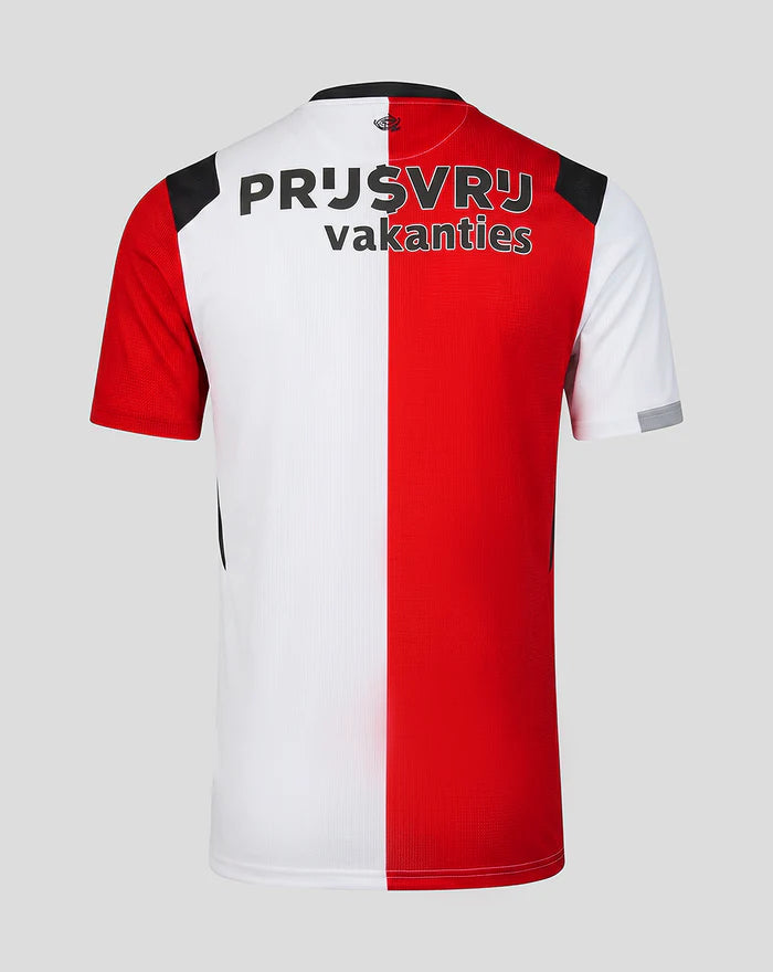 Feyenoord Home 26/27 Torcedor Castore - Vermelho e Branco