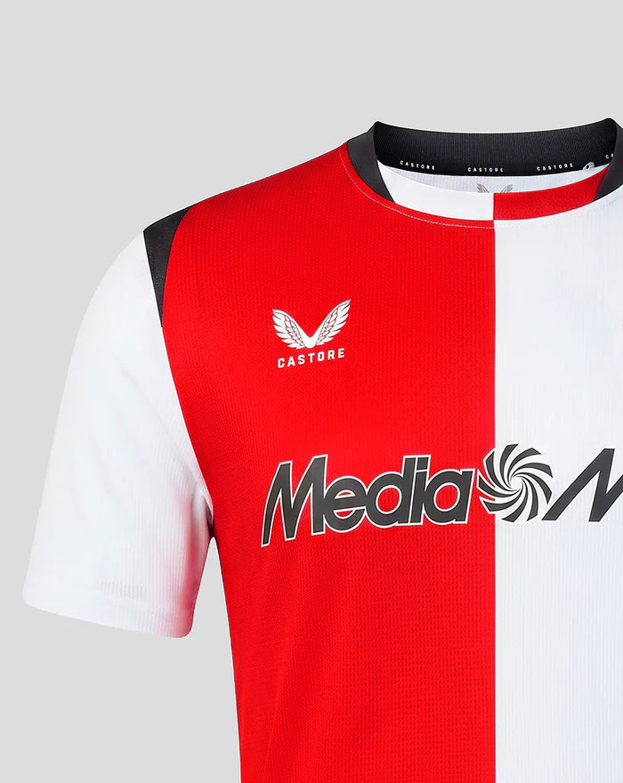 Feyenoord Home 26/27 Torcedor Castore - Vermelho e Branco