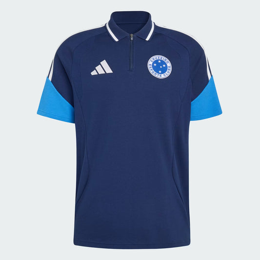 Cruzeiro Treino Polo 26/27 Adidas Torcedor Masculino - Azul