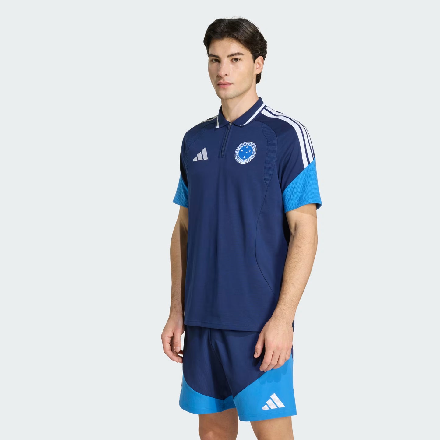 Cruzeiro Treino Polo 26/27 Adidas Torcedor Masculino - Azul