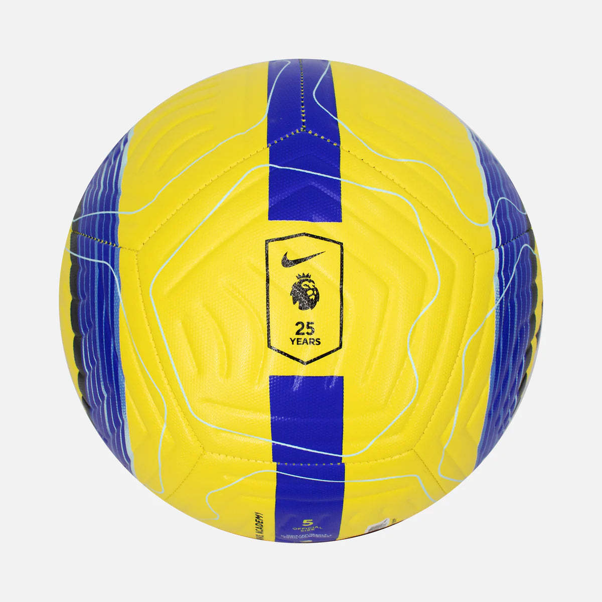 Bola Premier League 25 Anos 24/25 Nike - Amarela e Azul
