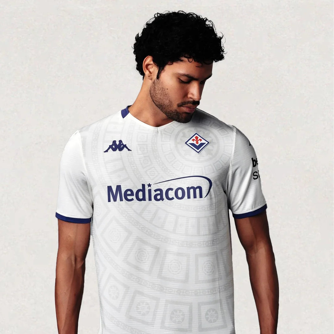 Fiorentina Away 25/26 Torcedor Kappa - Branca