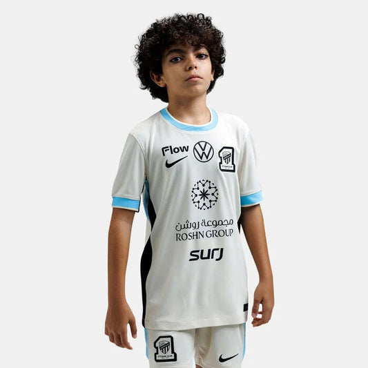 Kit Infantil Al ITTIHAD Away 25/26 - Branco