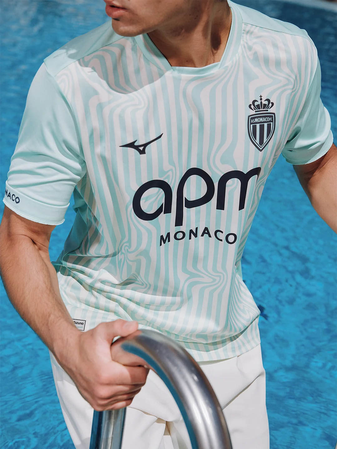 Monaco Third 26/27 Torcedor Mizuno - Azul Claro