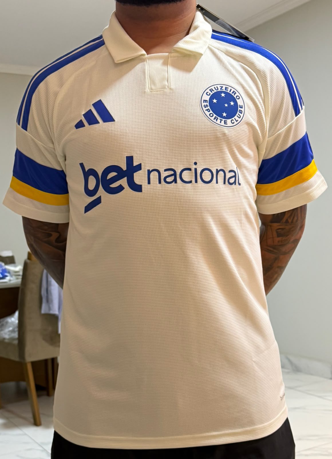 Cruzeiro Third 26/27 Adidas Torcedor Masculino - Branca