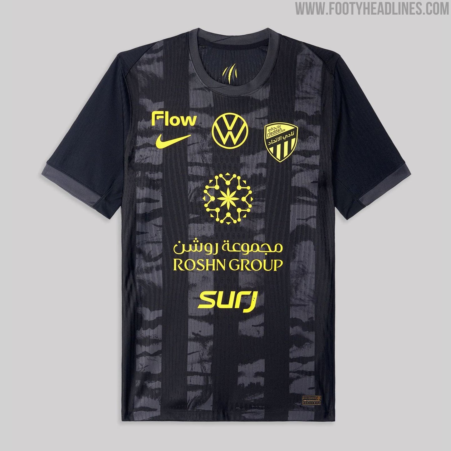 Al Ittihad Third 25/26 Torcedor Nike - Preta