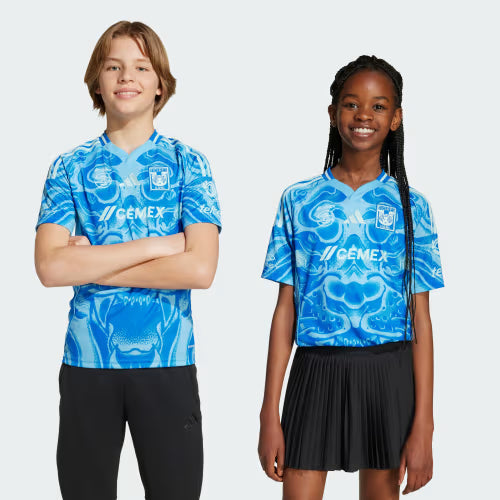 Kit Infantil Tigres Away 25/26 - Azul
