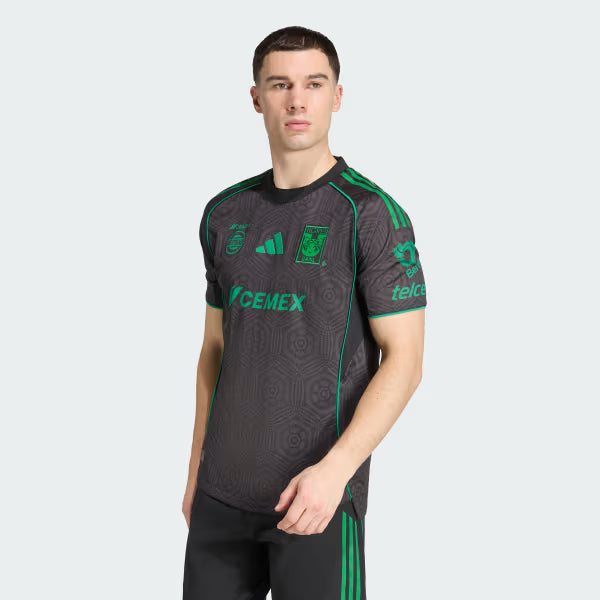 Tigres Third 25/26 Torcedor Adidas Masculino - Preta