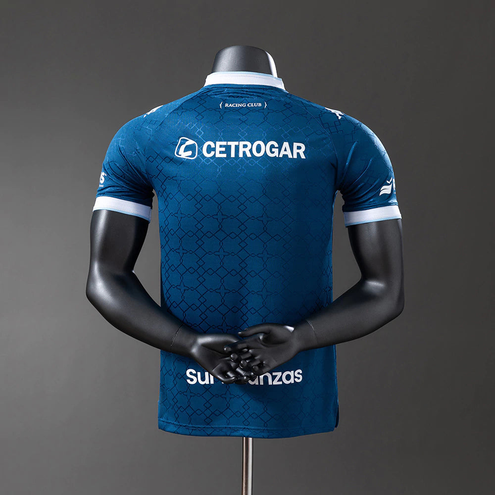 Racing Away 25/26 Jogador Masculino Kappa - Azul Escuro