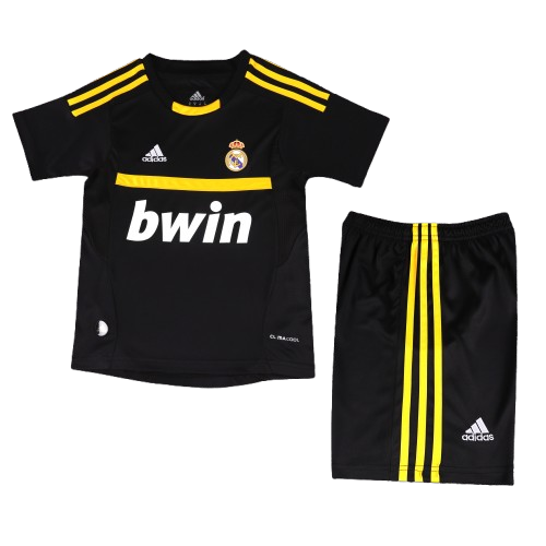 Kit Infantil Real Madrid Goleiro Retrô 11/12 - Preto