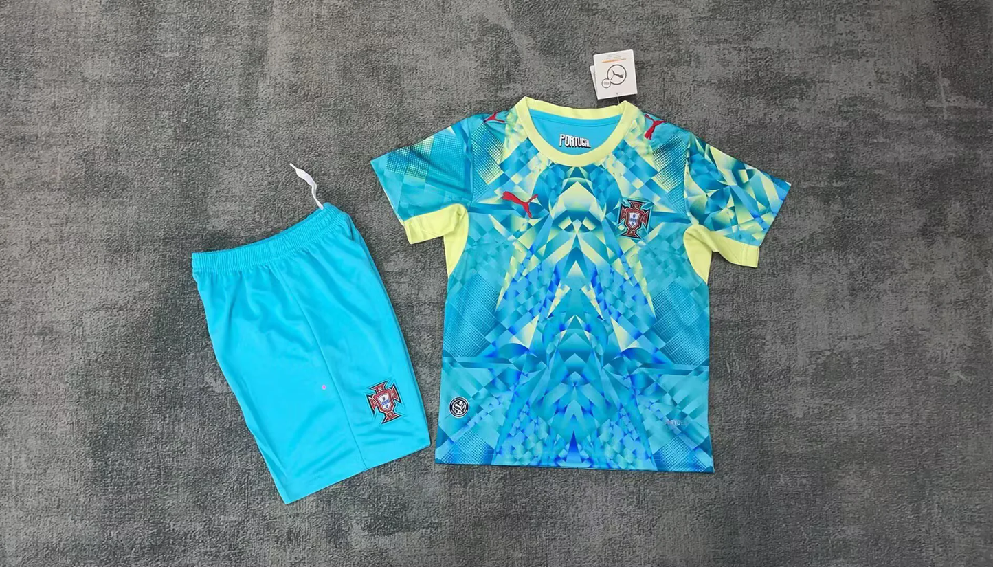Kit Infantil Portugal Goleiro 26/27 - Azul