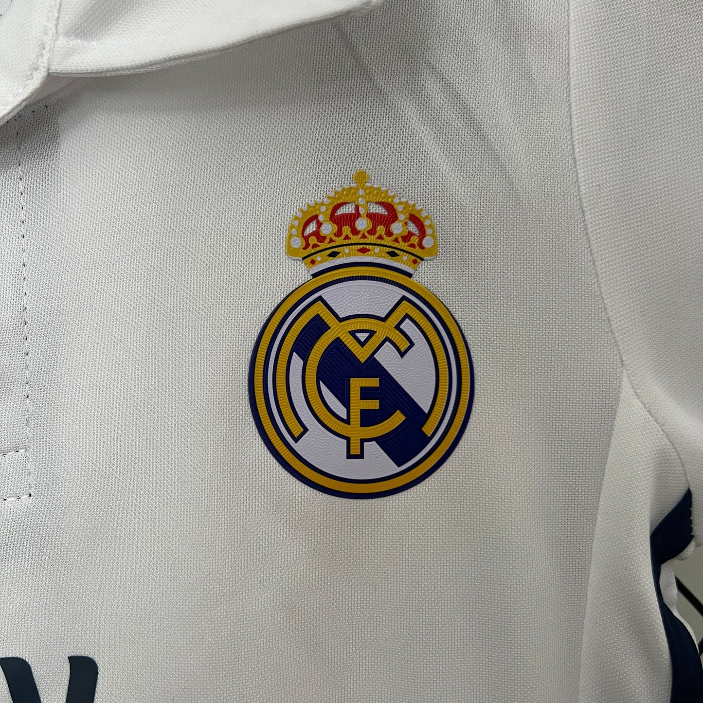 Kit Infantil Real Madrid Home Retrô 16/17 - Branco