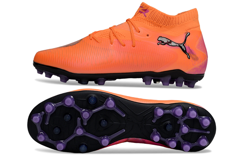 Chuteira Society Puma Future 8 Ultimate Match Pro - Laranja