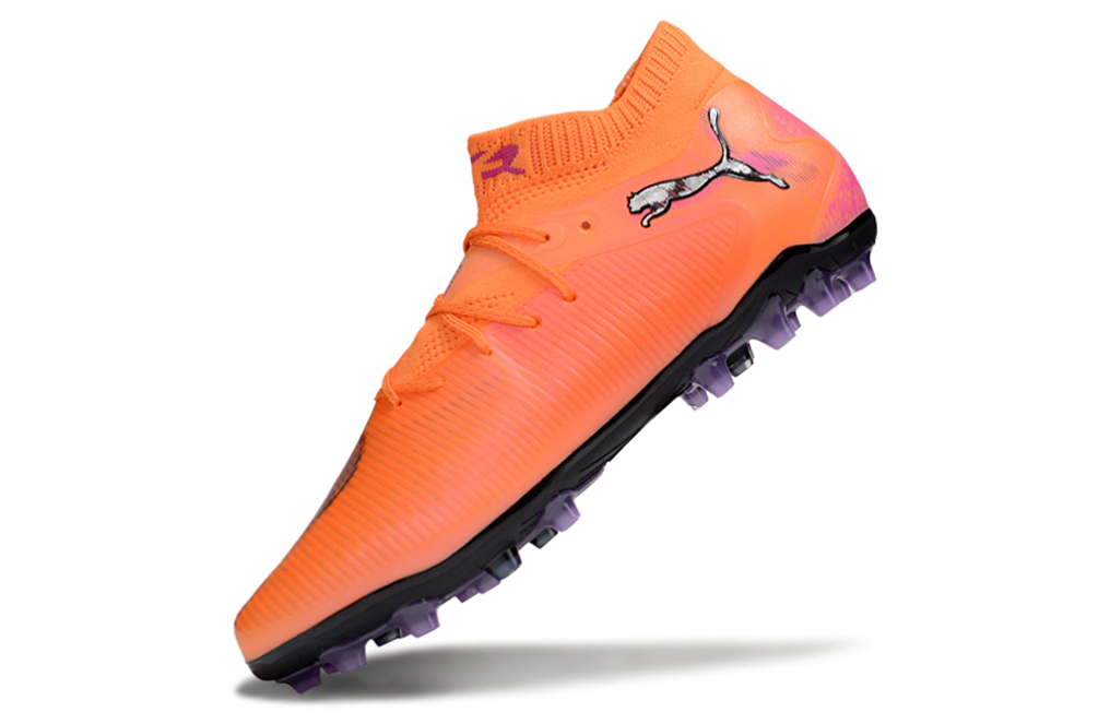 Chuteira Society Puma Future 8 Ultimate Match Pro - Laranja
