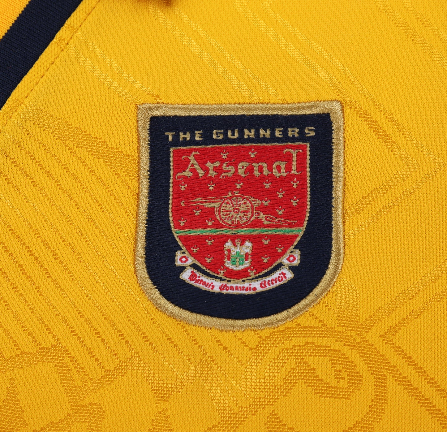 Kit Infantil Arsenal Away Retrô 96/97 - Amarelo