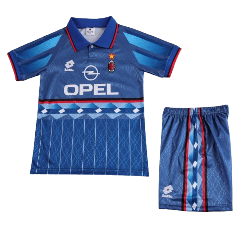 Kit Infantil Milan Third Retrô 95/96  - Azul