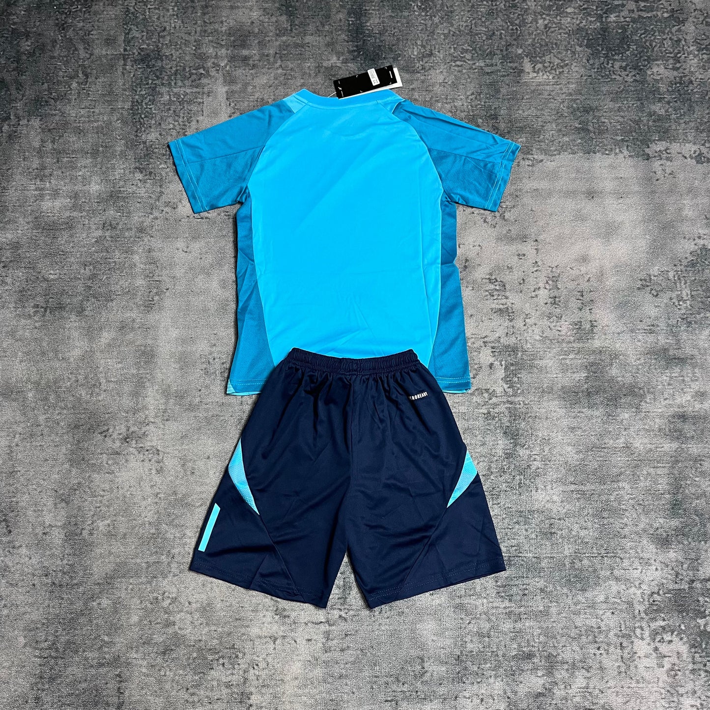 Kit Infantil Flamengo Treino 25/26 - Azul Claro