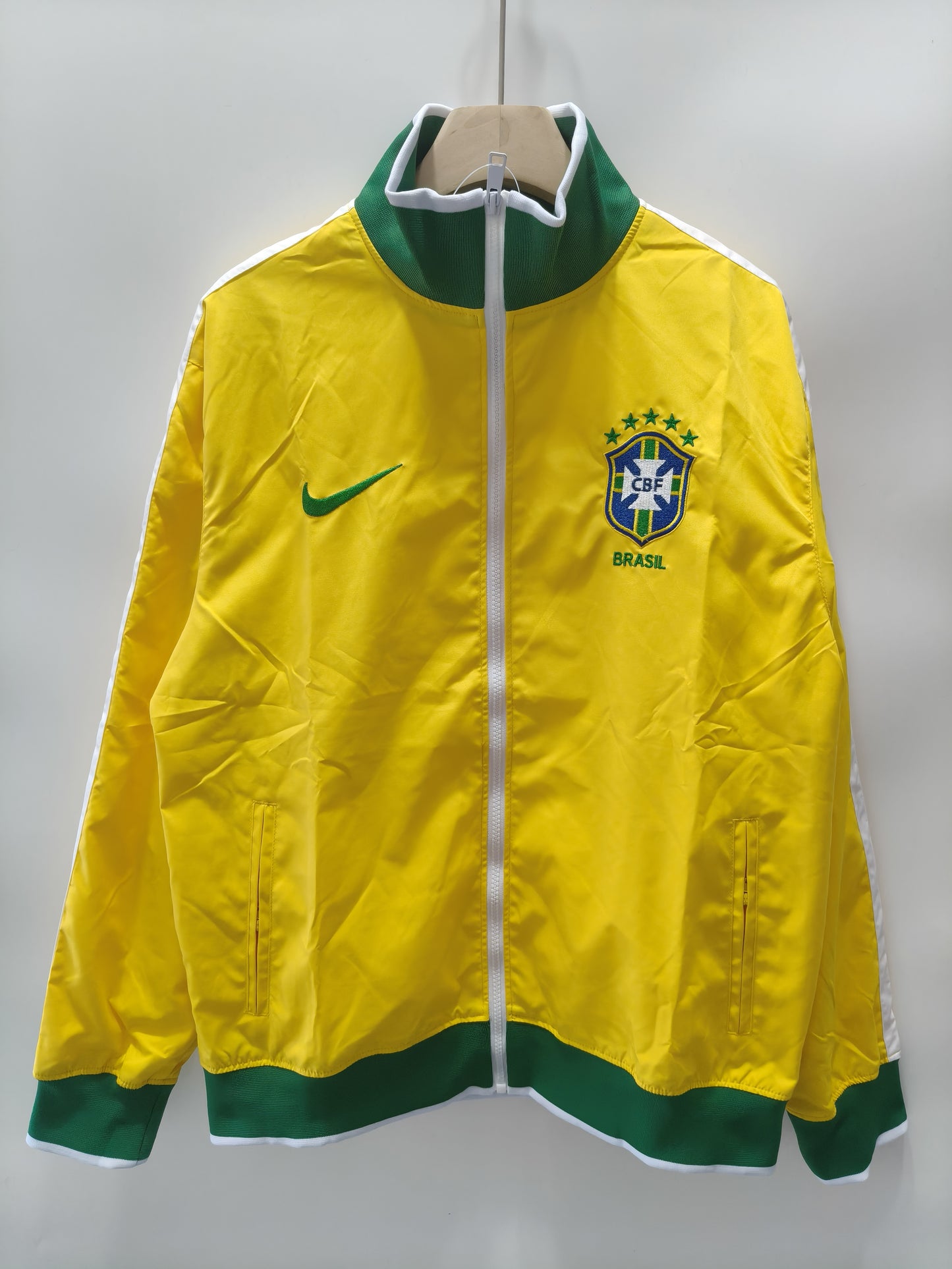Jaqueta Brasil Retro 2010 Nike - Amarela
