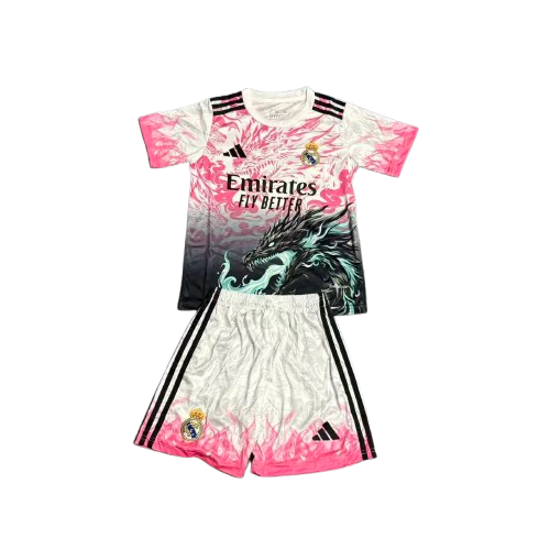 Kit Infantil Real Madrid Edição Especial Dragão 25/26  - Colorido