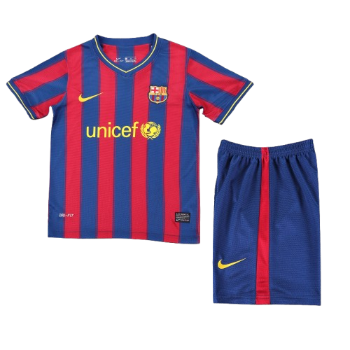 Kit Infantil Barcelona Home Retrô 08/09 - Grená