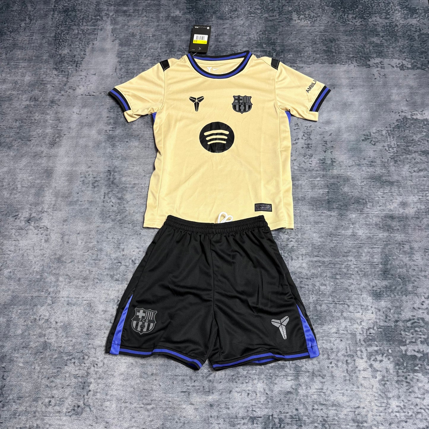 Kit Infantil Barcelona Away 25/26 - Bege