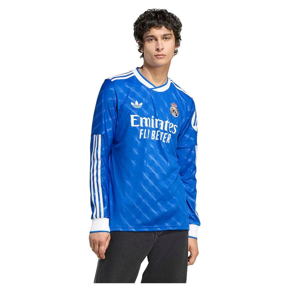 Real Madrid Third 25/26  Manga Longa Adidas - Azul
